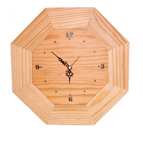 Reloj octogonal
