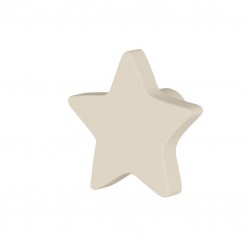 Pomo estrella color Blanco (unidad)