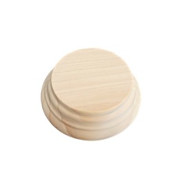 Peana circular pino diámetro 6,5 cms