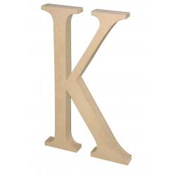 Silueta letra grande “K”.