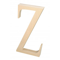 Silueta letra grande “Z”.